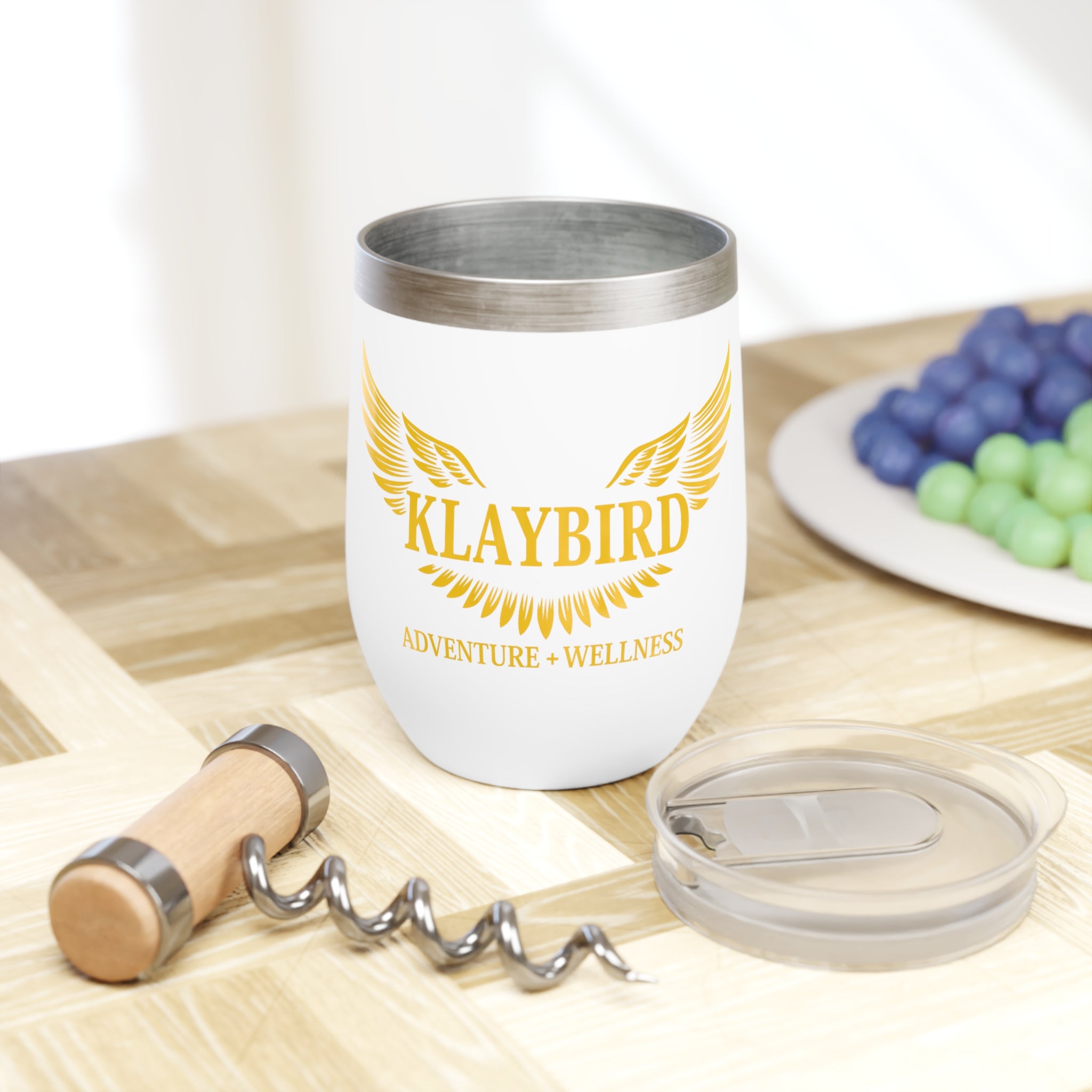 Chill Wine Tumbler - Fun for Parties, Outdoor Adventures, Gifts for Wine Lovers, Durable Drinkware, Perfect for Summer Celebrations