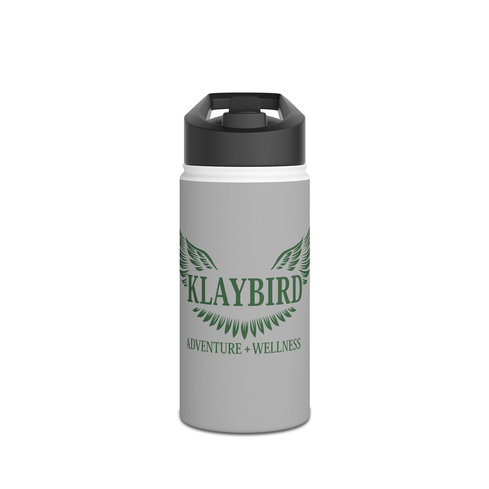 Klaybird Stainless Steel Water Bottle — Adventure + Wellness Travel Bottle