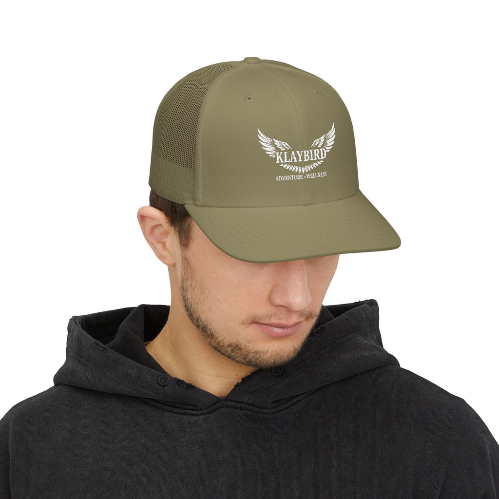 Snapback Trucker Cap, Embroidered Hat, Outdoor Gear, Stylish Cap for Men & Women, Great for Summer Adventures.