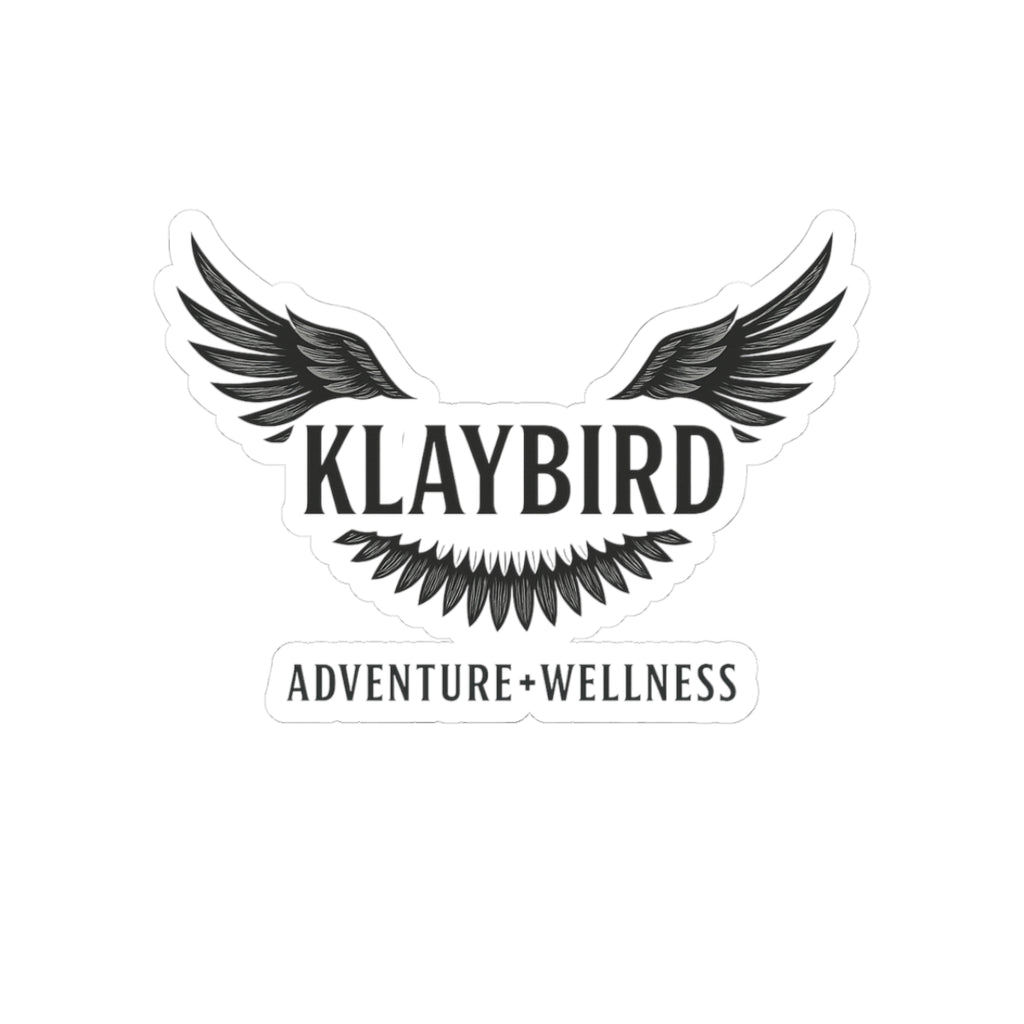 Klaybird Adventure + Wellness Kiss-Cut Sticker