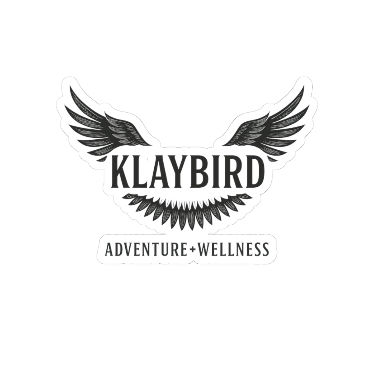 Klaybird Adventure + Wellness Kiss-Cut Sticker