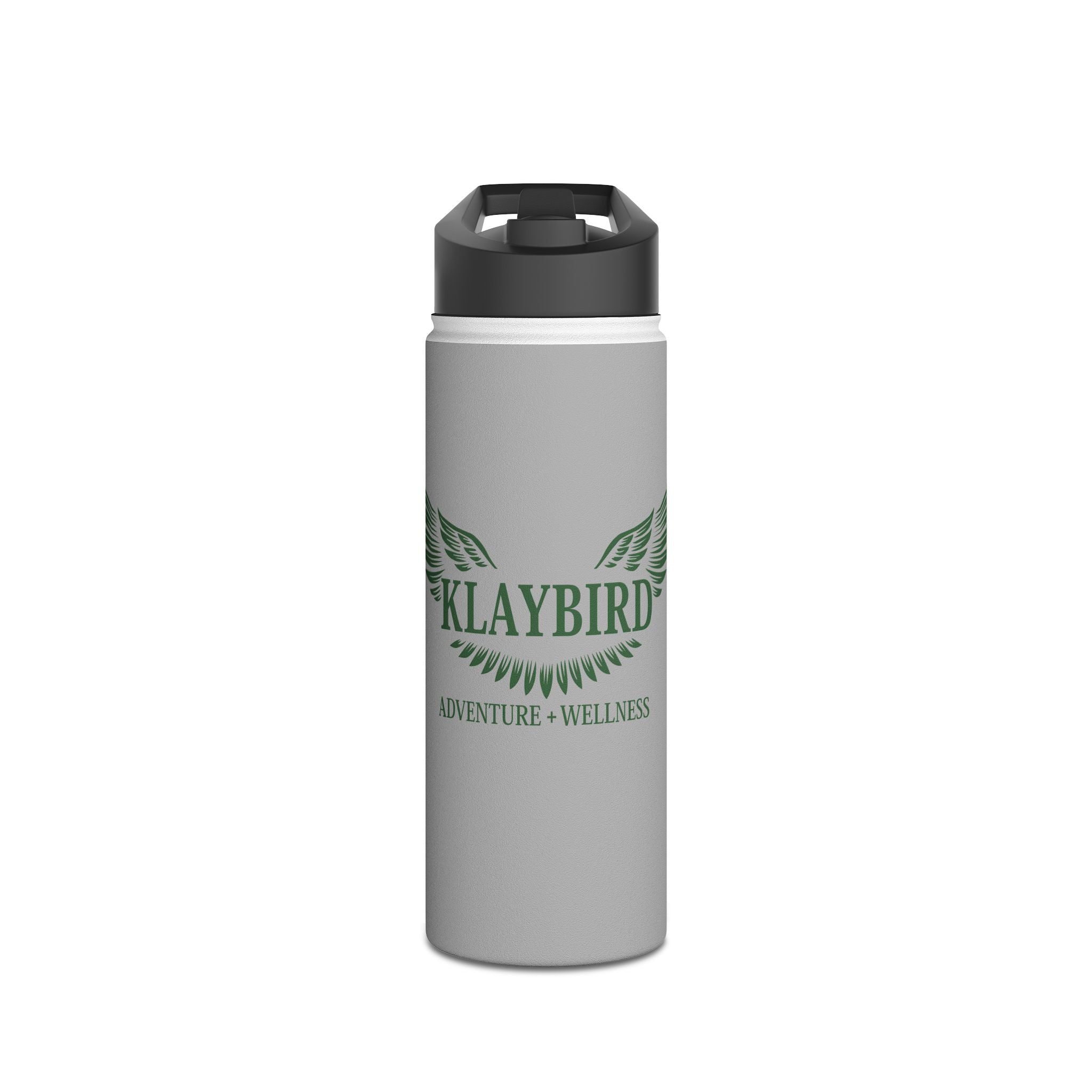 Klaybird Stainless Steel Water Bottle — Adventure + Wellness Travel Bottle