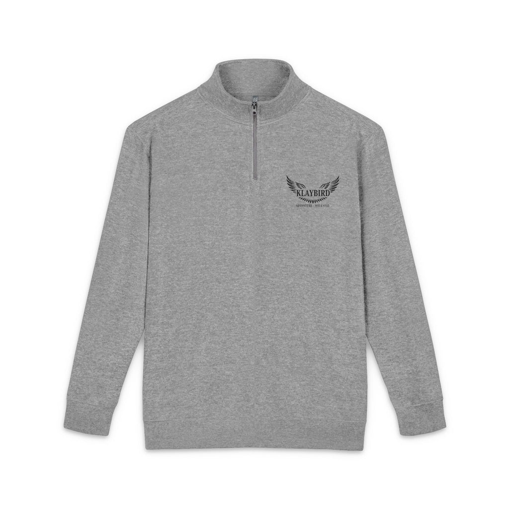 Laurel Wreath Crest Embroidered Pullover | Quarter Zip Fleece