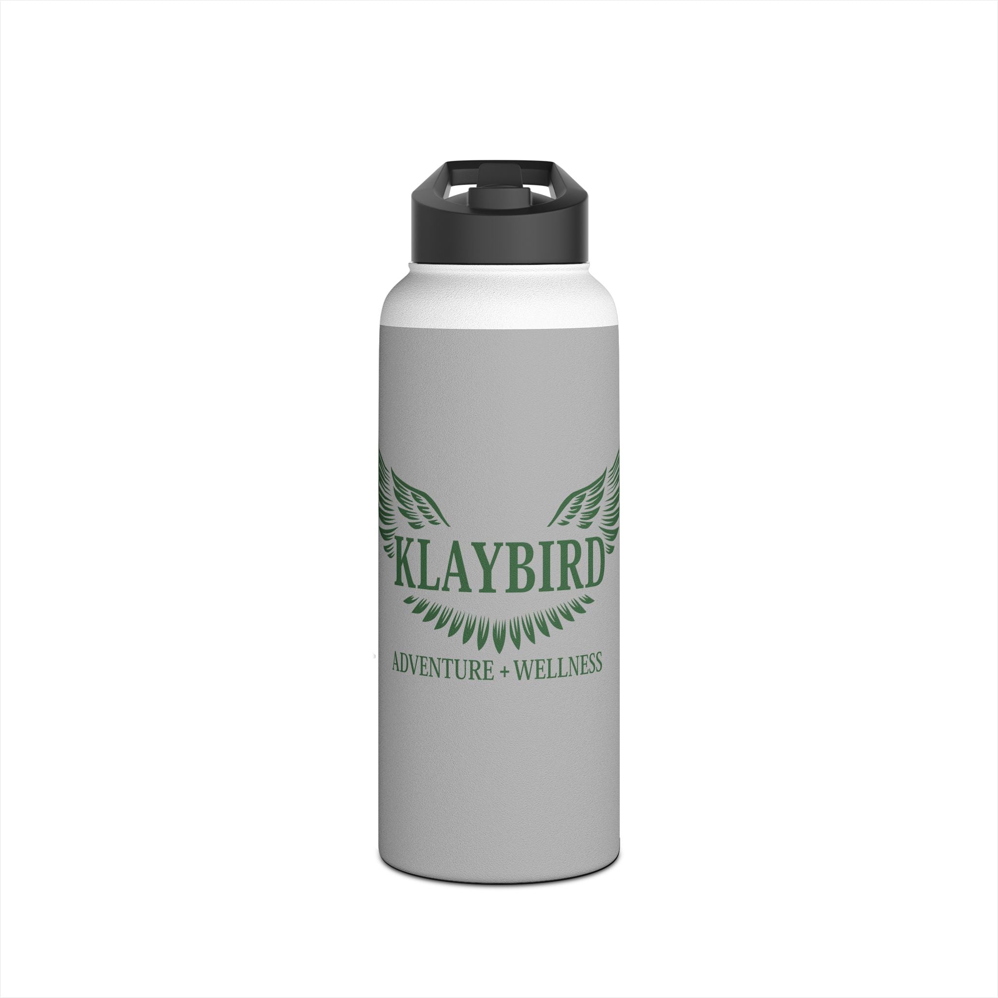Klaybird Stainless Steel Water Bottle — Adventure + Wellness Travel Bottle