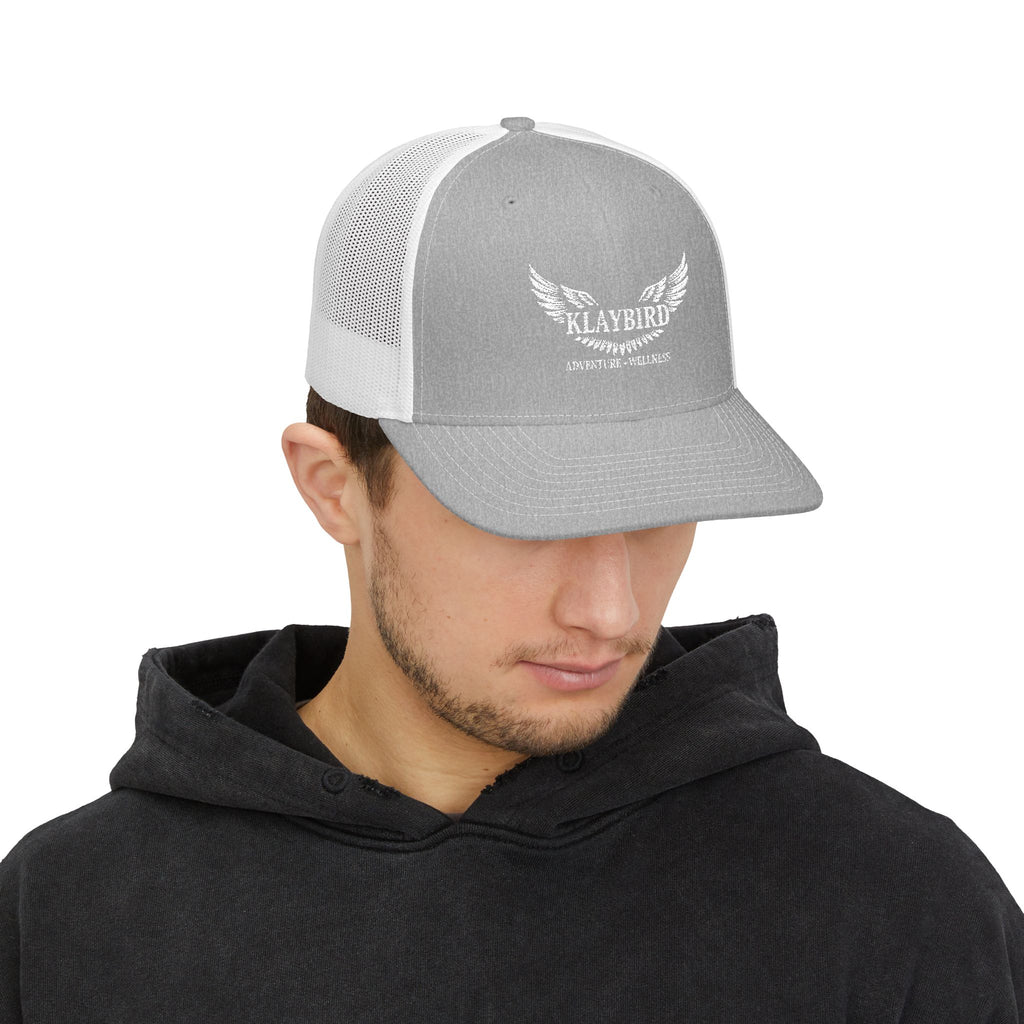 Snapback Trucker Cap, Embroidered Hat, Outdoor Gear, Stylish Cap for Men & Women, Great for Summer Adventures.