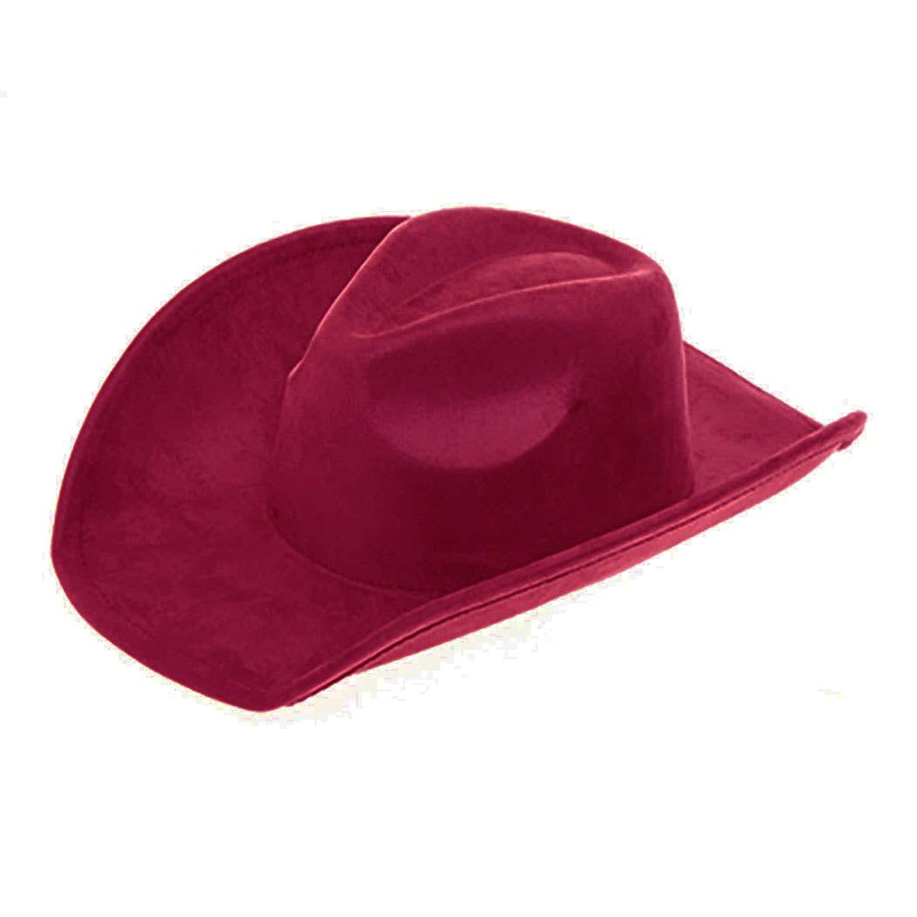 Vegan Suede Classic Cowboy Hat - Adjustable & Durable