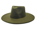Felt Rancher Fedora Hat with Wide Brim