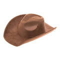 Vegan Suede Classic Cowboy Hat - Adjustable & Durable